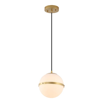 Porter 8" Modern Minimalist Globe LED Pendant Light